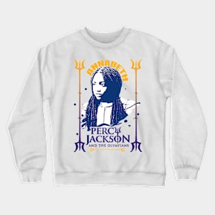 percy jackson and the olympians Leah Jeffries annabeth graphic design Crewneck Sweatshirt